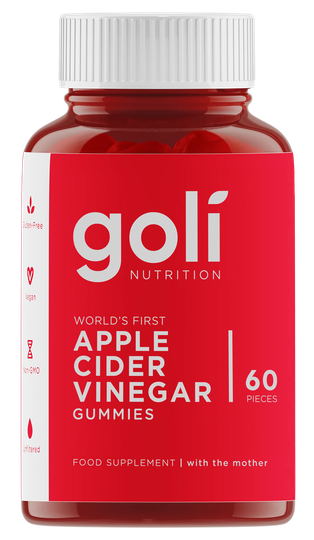 Goli Nutrition Apple Cider Vinegar Gummies, 60 Pieces