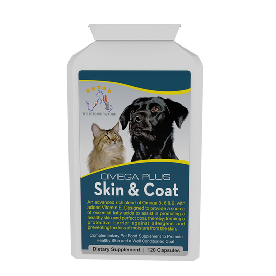 Omega Plus Skin & Coat Supplement For Dogs and Cats