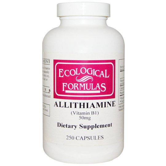 Ecological Formulas, Allithiamine (Vitamin B1), 50 mg, 250 Capsules