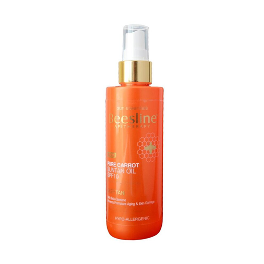 Beesline Pure Carrot Suntan Oil Spf 10 200ml