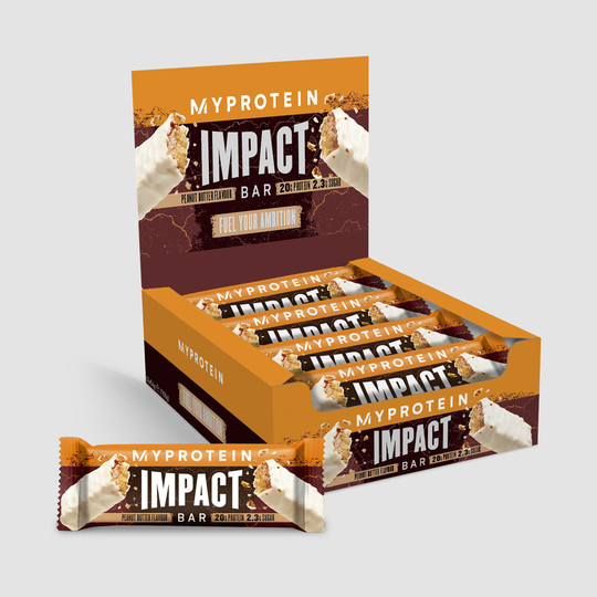 Impact Protein Bar - 12Bars - Peanut Butter