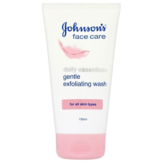 Johnson's Face Care Daily Essentials Gentle Exfoliating Facial Wash (150ml) - Pack of 6