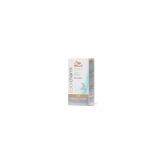 (T35 Beige Blonde) Wella Color Charm T35 Beige Blonde Hair Toner