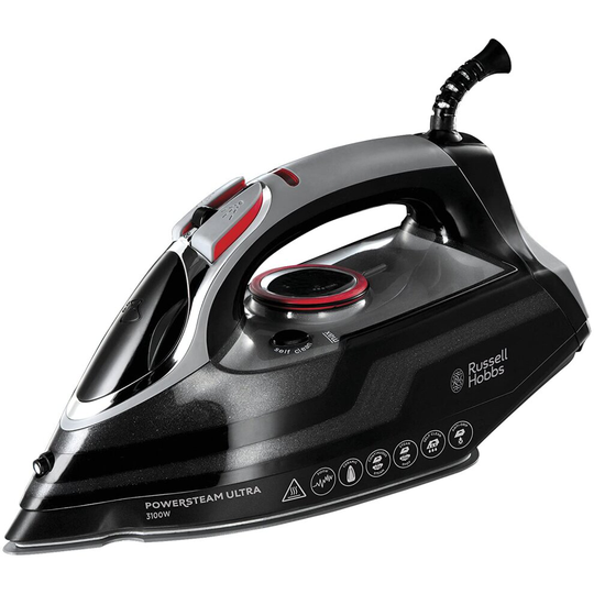 Russell Hobbs Black and Grey Powersteam Ultra 3100 W Vertical Steam Iron 20630