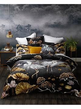 Mm Linen Avalana Orient Midnight 100% Cotton Duvet Cover Set