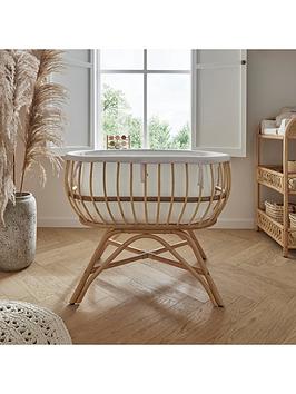 Cuddleco Aria Crib - Rattan