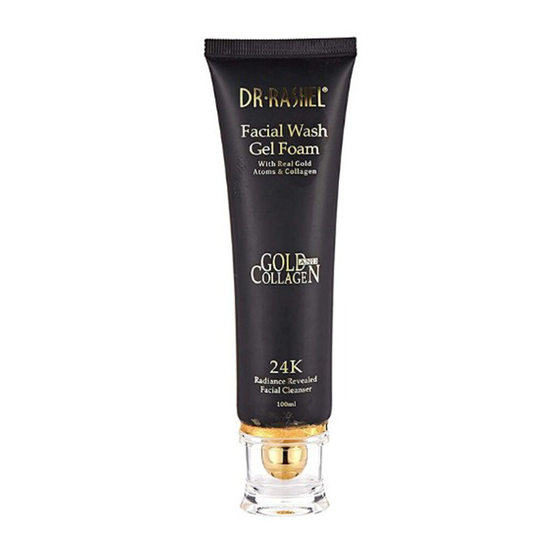 Dr Rashel 24K Gold Collagen Facial Wash Gel Foam 100ml