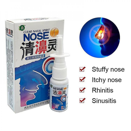 Tib Antibacterial Liquid Nose Spray Treatment Rhinitis And Sinusitis Cleaning Nasal Drops Care Antipruritic Nourish Nose Health Care
