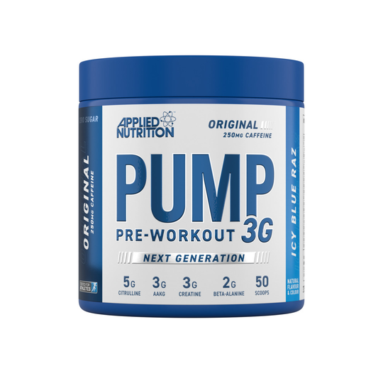 Applied Nutrition Pump 3G Pre Workout 375g - (Icy Blue Raz)