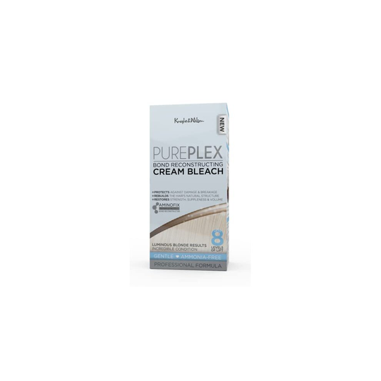 Knight & Wilson Pure Plex Bond Reconstructing Cream Hair Bleach, Ammonia Free Formulation Lifts up to 8 Shades, Protects & Repairs, While Li