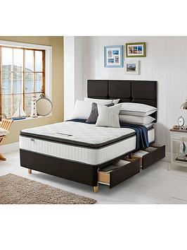 Silentnight Mirapocket Sophia Luxury Pillow Top Divan Bed (Includes Headboard!) - 4 Drawers