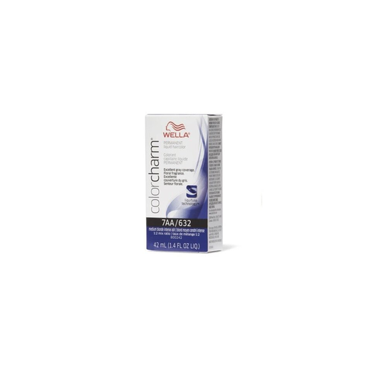 (7AA/632) Wella 12A Frosty Ash Color Charm Permanent Liquid Haircolor & Developer (Vol. 20)