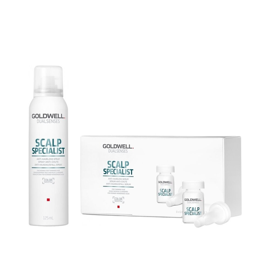 Goldwell Dual Senses Scalp Specialist Anti-Hair Loss Spray 125ml and Serum (8 x 6ml)