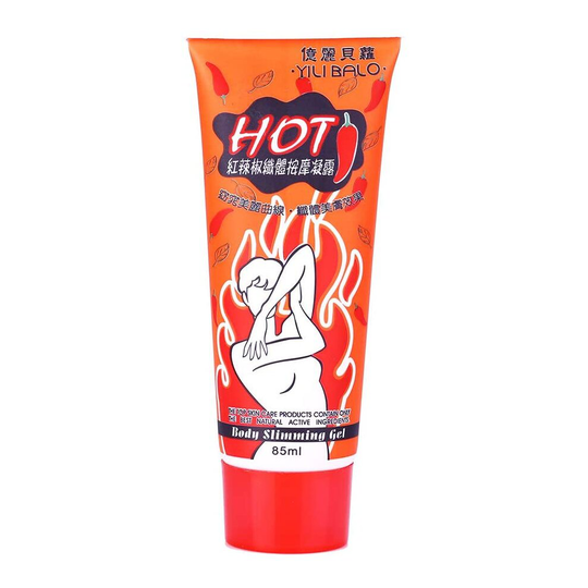 Slimming Body Cream, 85ml Hot Chilli Cellulite Slimming Massage Cream, Body Toning Hot Treatment Anti Cellulite Cream, Mild and Not Irritating Firming