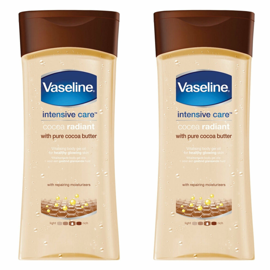 Vaseline Essential Moisture Cocoa Radiant with Pure Cocoa Butter, 2pk