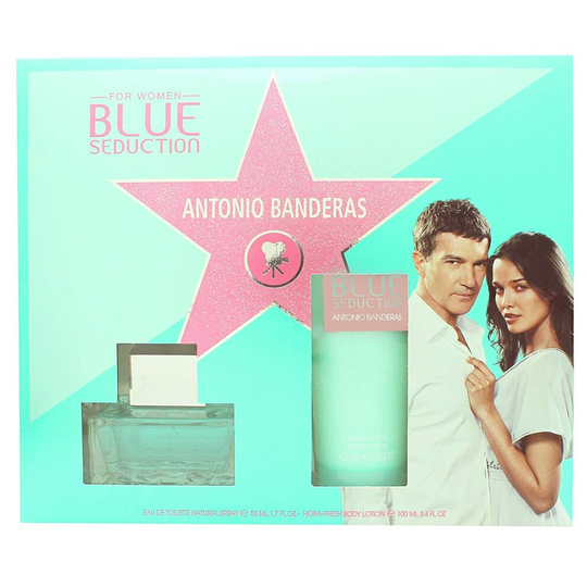 Antonio Banderas Blue Seduction for Women Gift Set 50ml EDT + 100ml Body Lotion