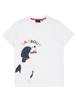 Barbour Boys Nigel T-Shirt - White