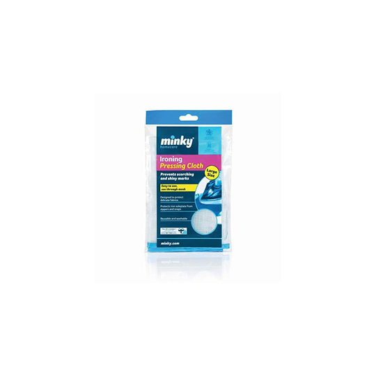 Minky Iron Pressing Cloth, Fabric, White, 14 x 0.5 x 18 cm