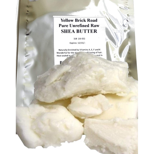 Yellow Brick Road 100% Raw Unrefined Shea Butter-African Grade a Ivory 1 Pound (16oz)...