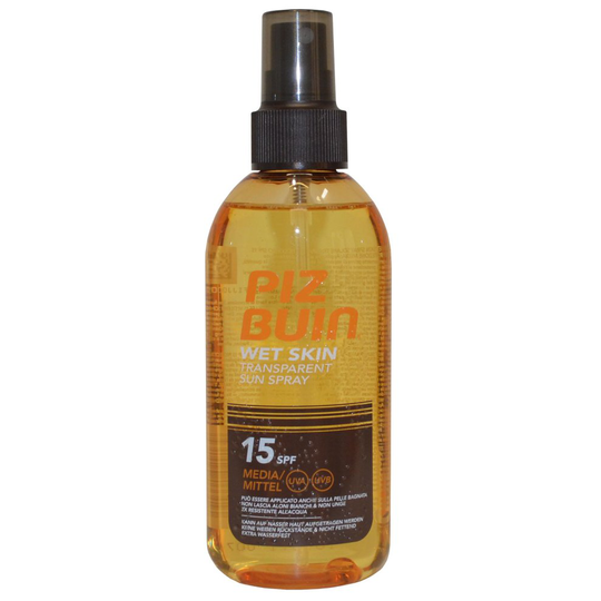 Piz Buin Wet Skin Transparent Sun Spray 150ml SPF15