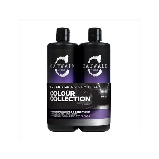 Tigi Catwalk Fashionista Violet Shampoo and Conditioner Tween Duo 2 x 750ml