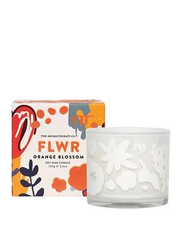 The Aromatherapy Co. Flwr Soy Wax Candle - Orange Blossom