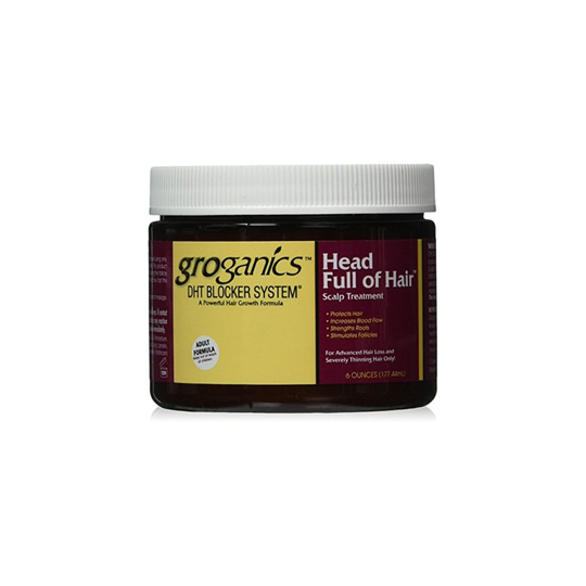 Groganics Head Full of Hair, 6 Ounce