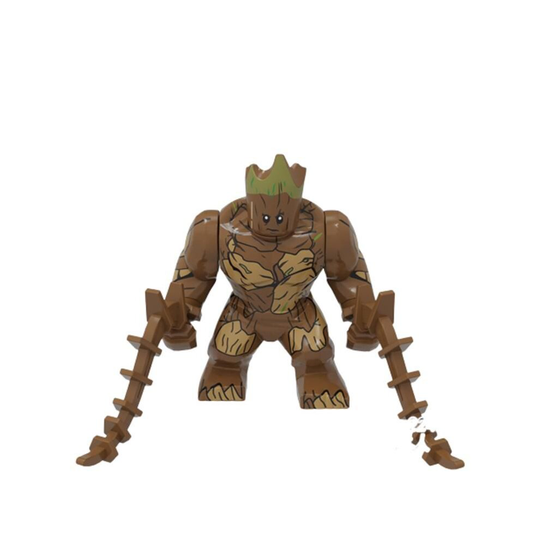 (Groot) Marvel Superheroes Iron Man Loki Groot Building Blocks Big Figures Toys Fit Lego