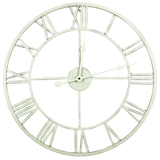 Charles Bentley Indoor Wall Clock Cream 100cm