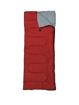 Trekker 300 Sleeping Bag- Red/ Grey