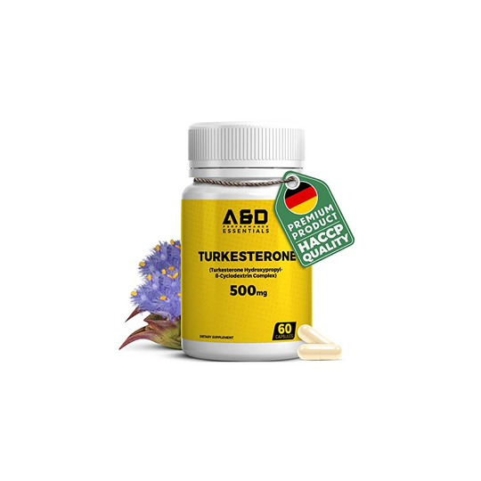 Turkesterone 1000mg per Serving for Maximum Muscle Growth | Quality Winner from Germany | 60 x 500mg | Natural Anabolic Bodybuilding Supplements |