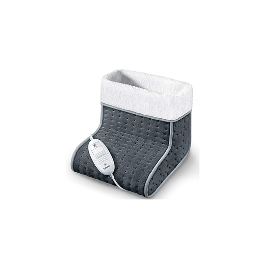Beurer FW20UK Cosy Foot Warmer - Dark Grey | Electric Foot Warmer for Men and Women with Cold feet | Perfect Relaxation Gift | Comfy Fleece Lining |