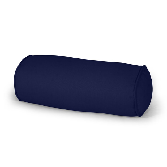 (Round Bolster Pillowcases (Extra Large 25x75", Navy Blue)) Round Shaped Bolster Pillow Case -100% Cotton cover Long Orthopaedic back Neck & Head Supp