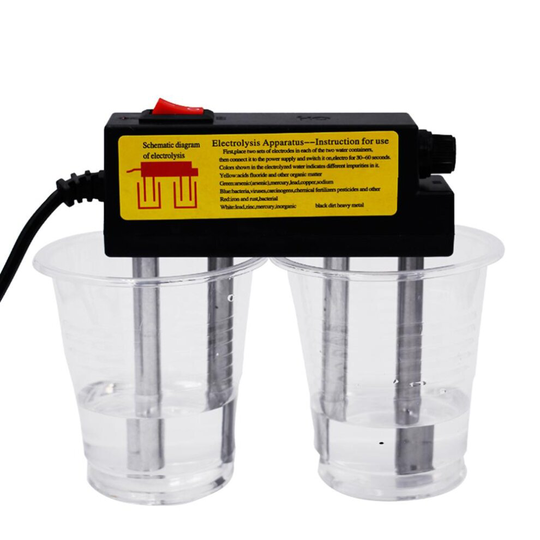 Household 220V Water Quality Electrolyser Test Electrolysis Iron Bars Water Tester Electrolyzer Quick Water Quality Testing