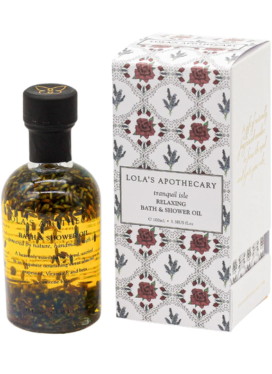 Lola's Apothecary Tranquil Isle Relaxing Bath & Shower Oil 100ml