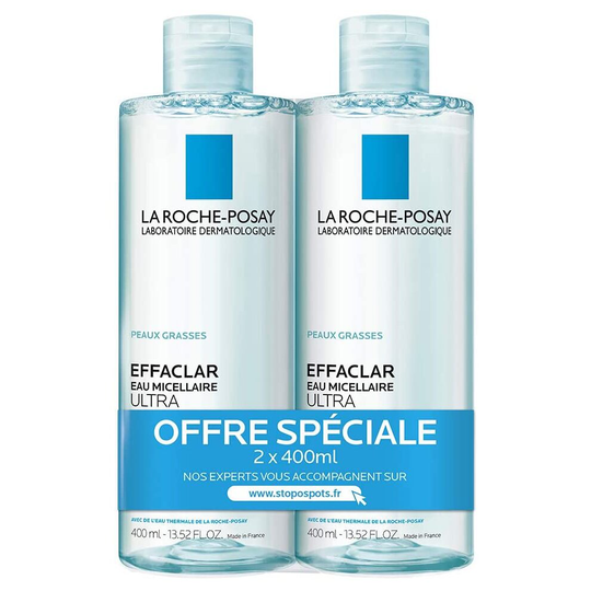La Roche-Posay Effaclar Purifying Micellar Water 2 x 400ml