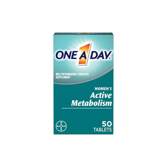 One A Day Women's Active Metabolism Multivitamin Tablets, 50 Count