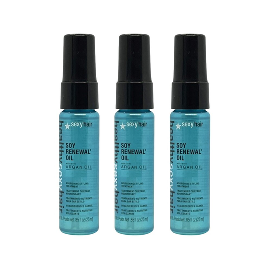 Sexy Hair Healthy Sexy Hair Soy Renewal Nourishing Styling Treatment 0.85 Oz (Pack of 3)