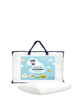 Silentnight Safe Nights Luxury Breathable Cot Bed Pillow - White