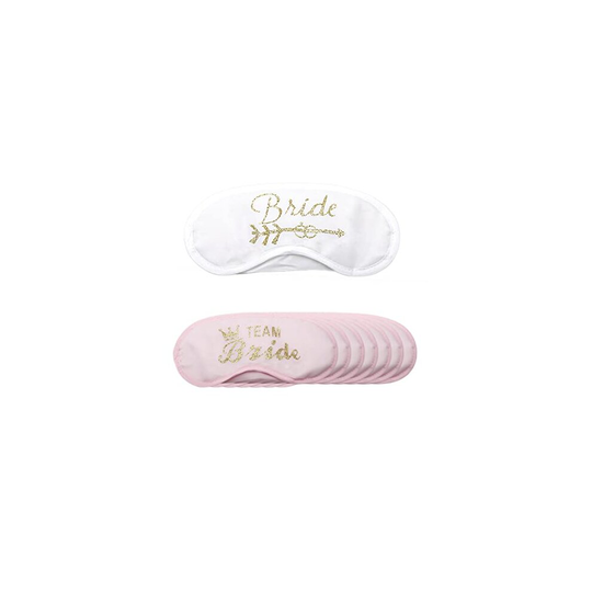 8 Pcs Sleep Eye Masks, Bridesmaids Team Bride Sleep Eye Masks Party Accessories for Wedding Engagement Party