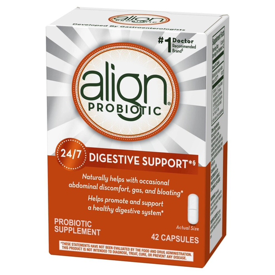 Align Probiotics 24/7 Digestive Support Probiotic Supplement, 42 Capsules