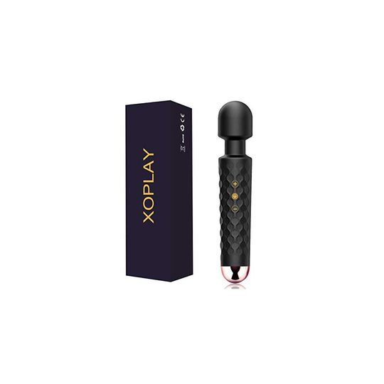 G Spot Vibrator Wand for Women, Powerful Rose Sex Toys for Clitoris G-spot Stimulation,Waterproof Dildo Vibrator with 25 Powerful Vibrations Clitoral