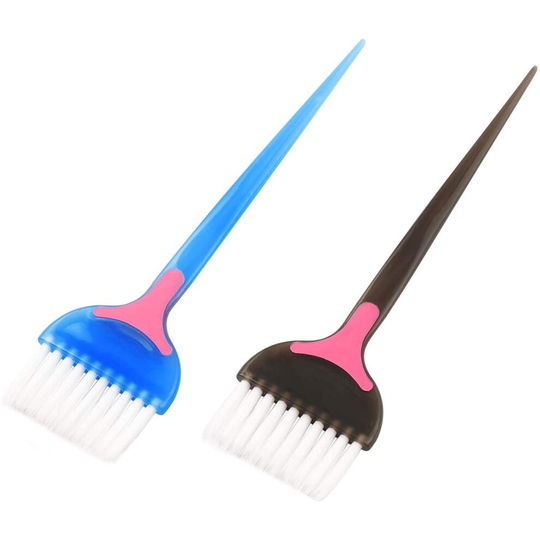Minkissy 2 Pcs Hair Color Brush Professional Hair Dye Brush Salon Hair Bleach Tinting Brush for Hair Tint Dying Coloring Applicator