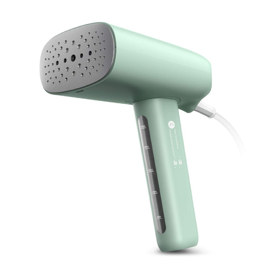 Clothes Steamer, Handheld Steamer for Travel and Home Portable Fabric Hand Steamer Ironing Fast Heat-up Detachable Water Tank Green