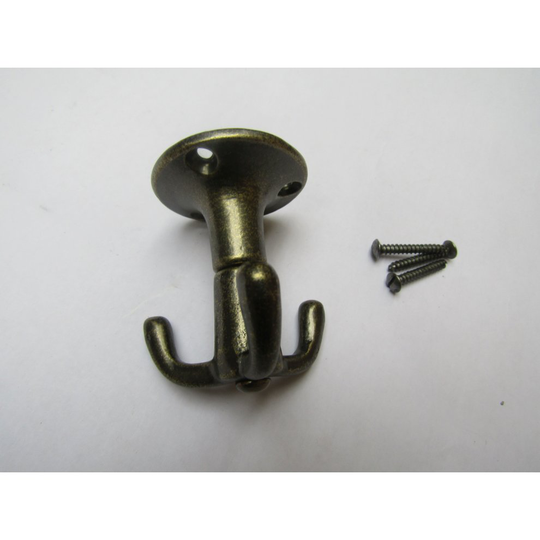Ceiling Mounted Swivel Hook antique brass