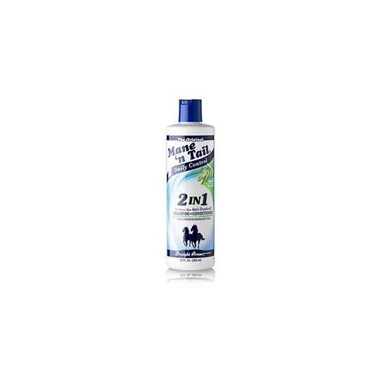 Mane N Tail Daily Control 2 in 1 Anti-Dandruff Shampoo and Conditioner, 12 Ounce