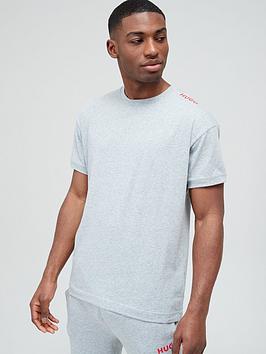 HUGO Bodywear Labelled Lounge T-shirt - Grey, Grey, Size Xl, Men