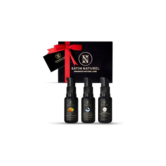Christmas Gifts for Women - Organic Skin Care Set 3x30 ml Face Serum - Hyaluronic Acid Serum Vitamin C Serum Hyaluronic Acid Serum Retinol Serum