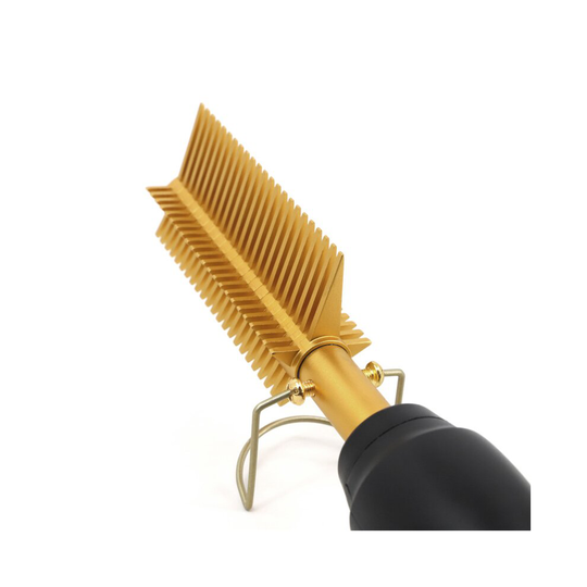 (UK) Electric Hot Comb | Hair Straightening Comb & Curling Iron UK EU