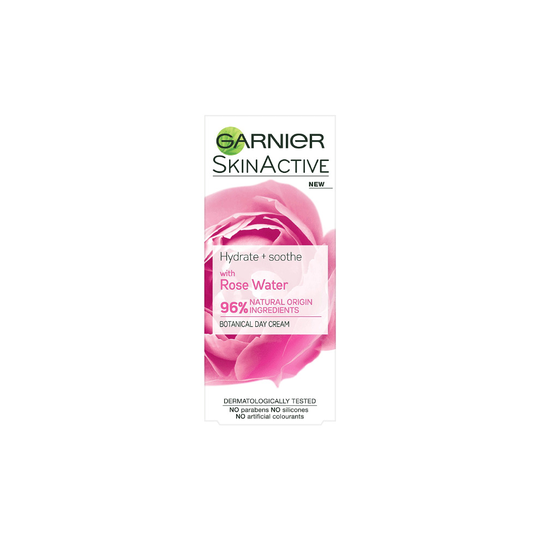 Garnier SkinActive Hydrate & Soothe with 96% Rose Water Day Cream 50ml